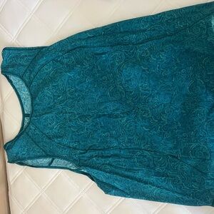 lululemon athletica Teal Tank Top